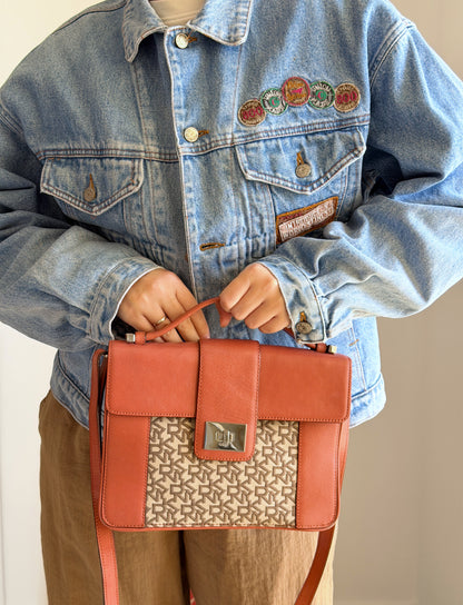 Vintage DKNY structured crossbody