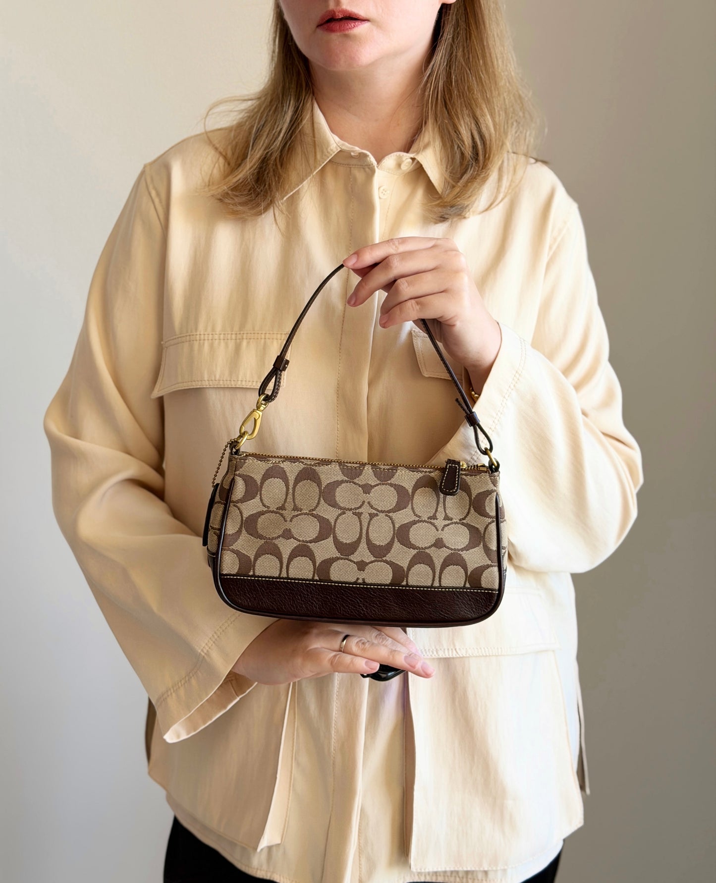 Iconic vintage Coach monogram bag