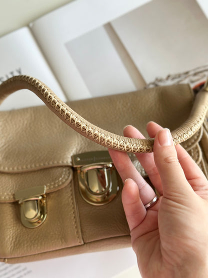 Chic mini leather bag from British designer Jasper Conran