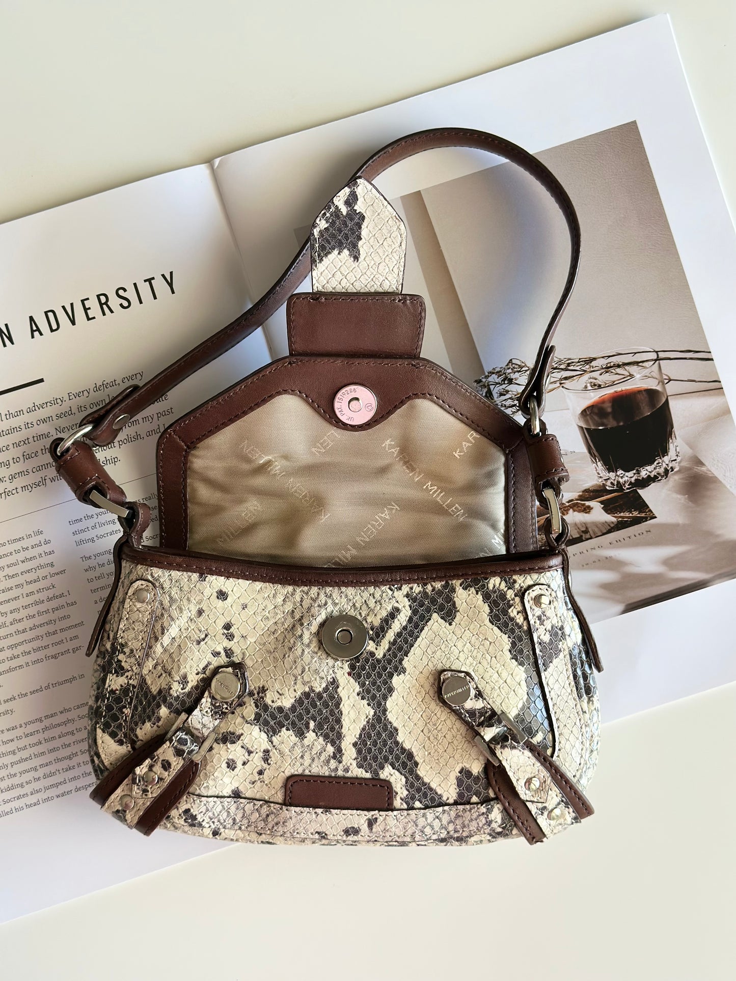 Standout vintage mini bag from Karen Millen
