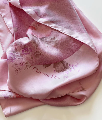 Stunning authentic vintage Christian Dior silk scarf