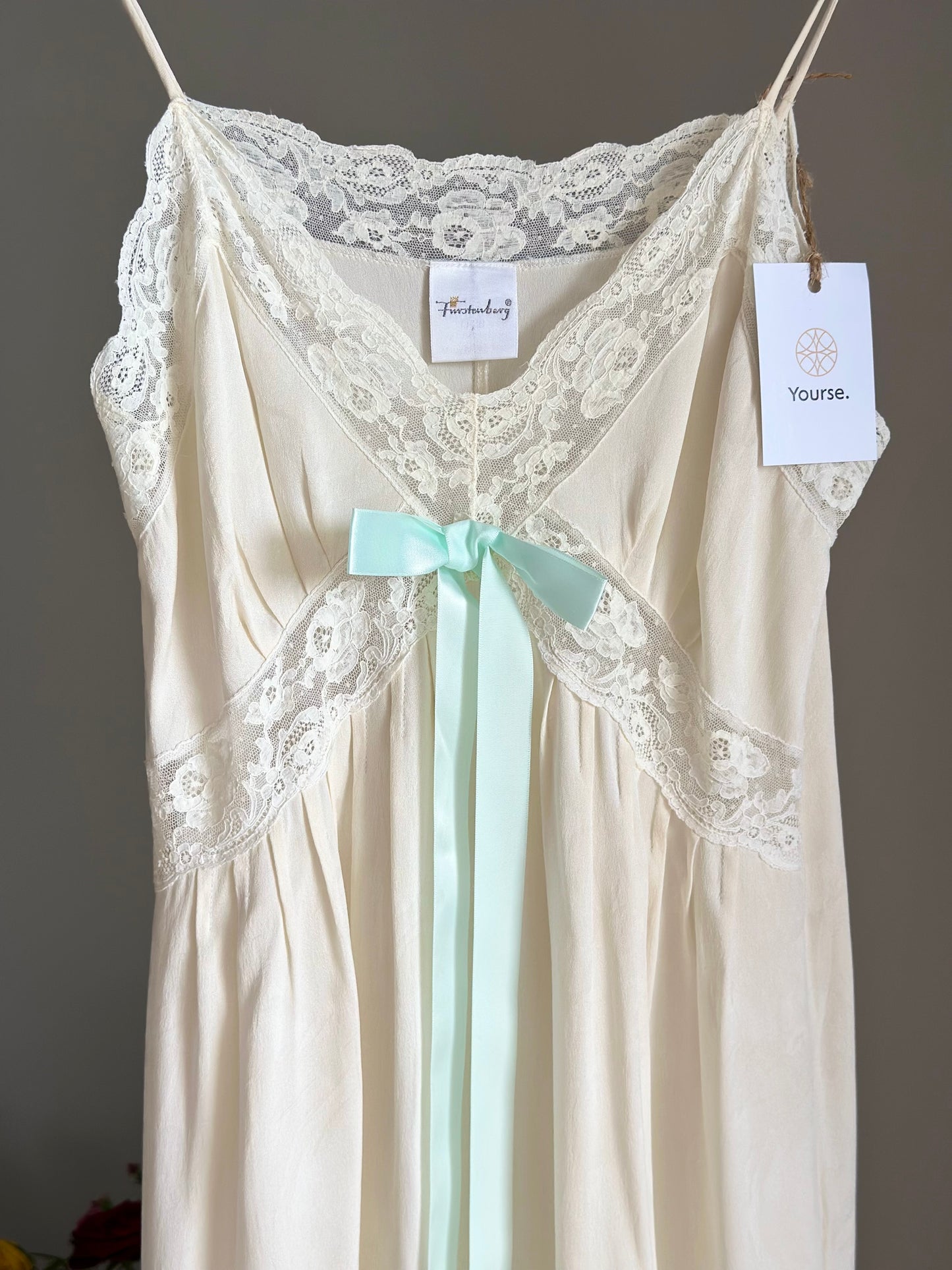 Incredible vintage silk nightgown by Furstenberg