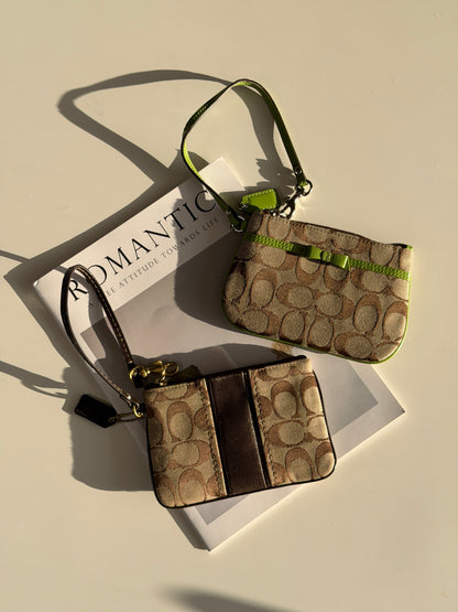Vintage Coach wristlet/wallet