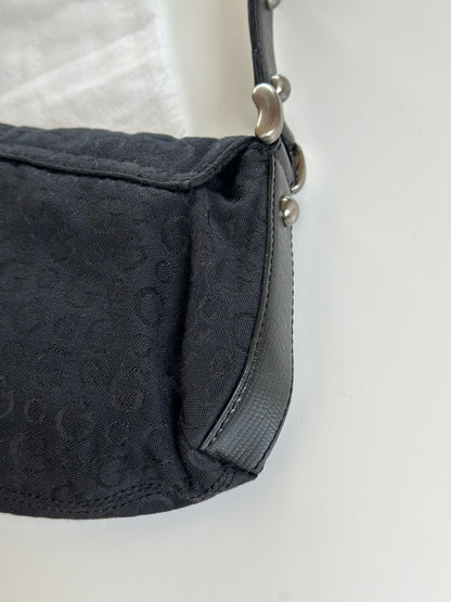 Vintage black Guess monogram bag