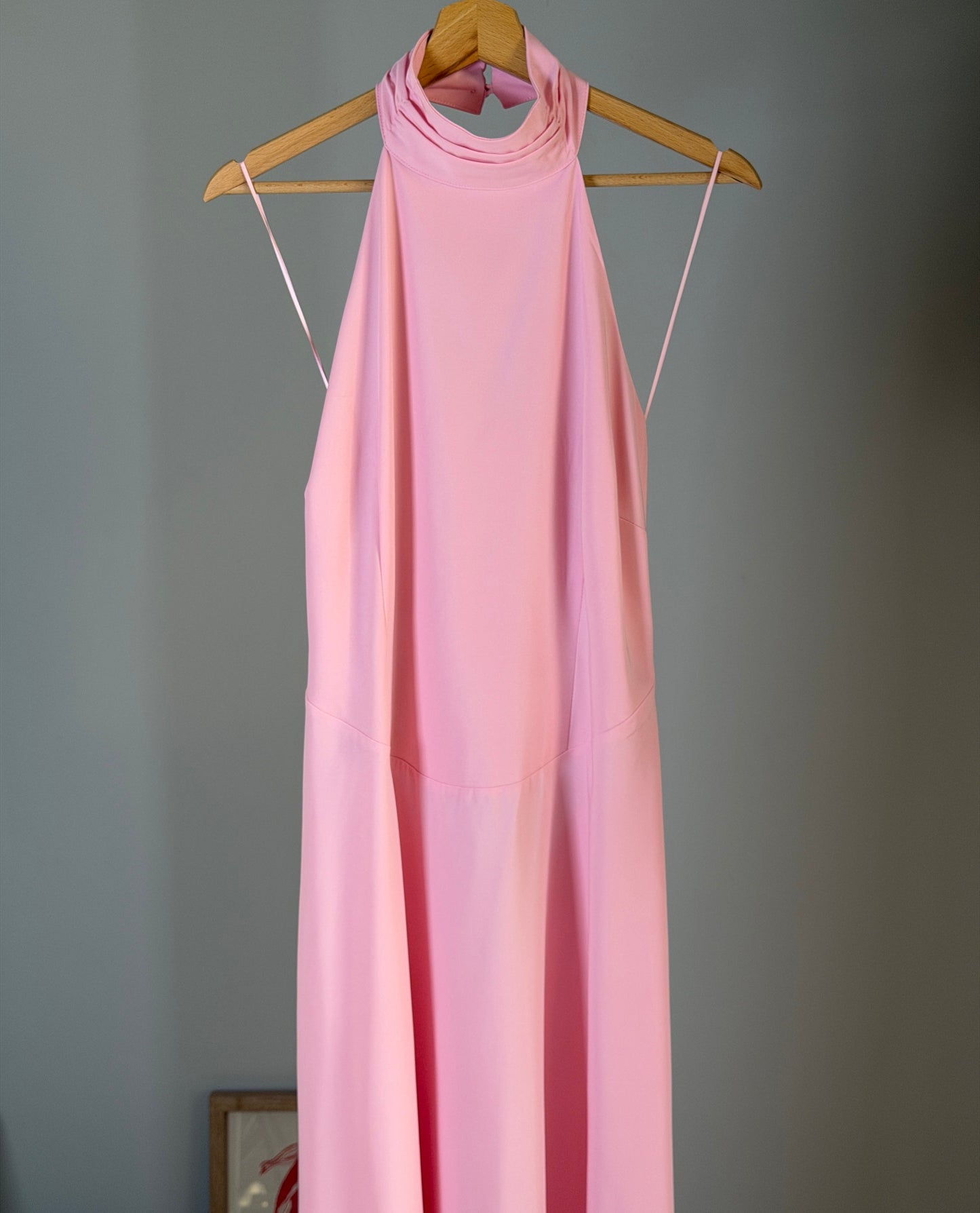 Romantic pink midi/maxi dress by Pretty Lavish