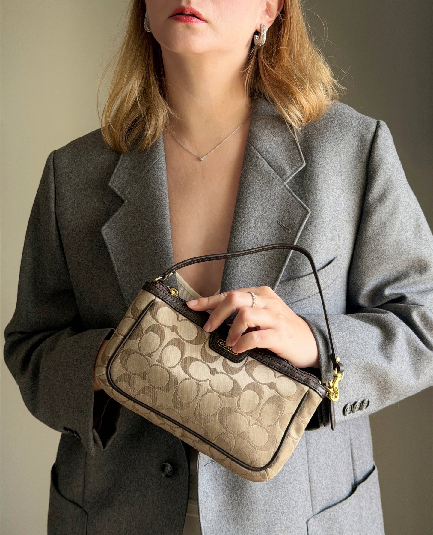 Stunning authentic vintage Coach mini bag