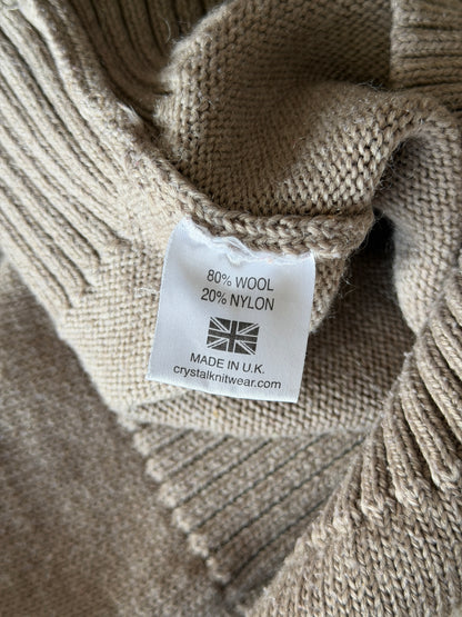 Vintage wool knit vest