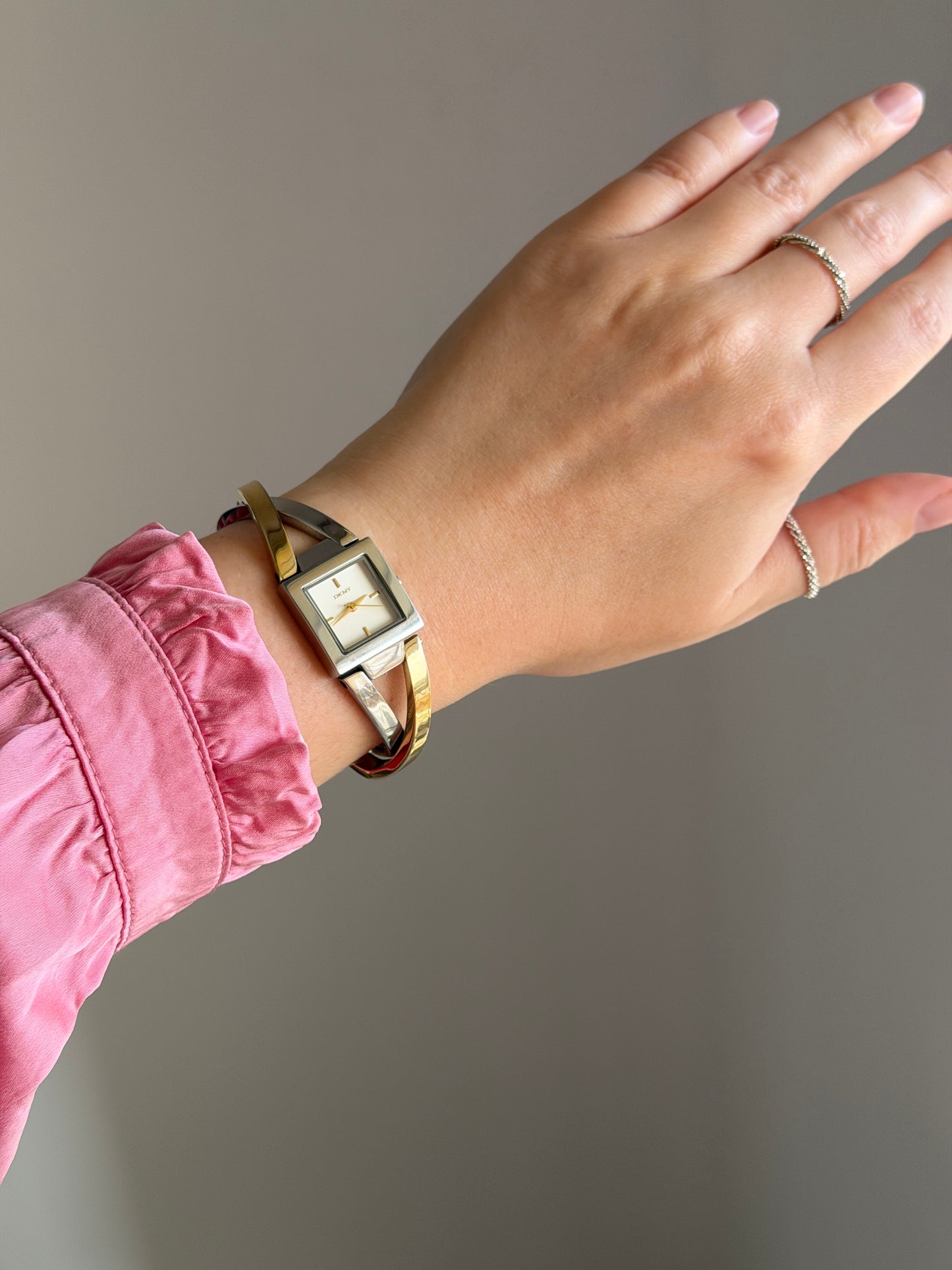 Simply beautiful DKNY watch with a two-tone design