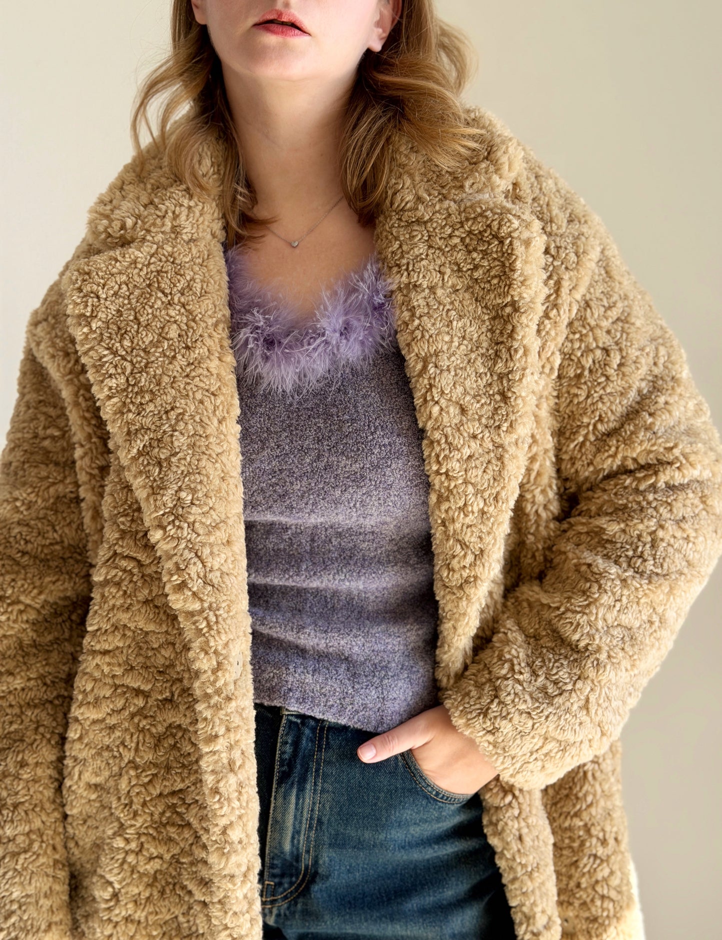 Teddy coat by Zara