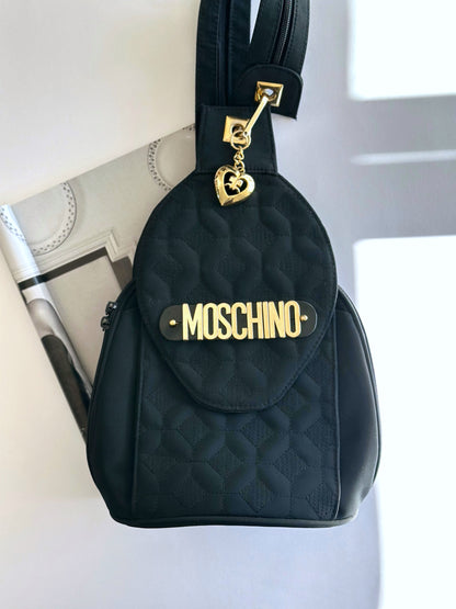 Charming vintage nylon backpack by Moschino