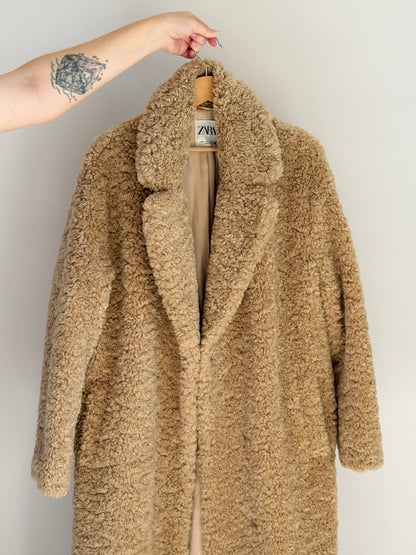 Teddy coat by Zara