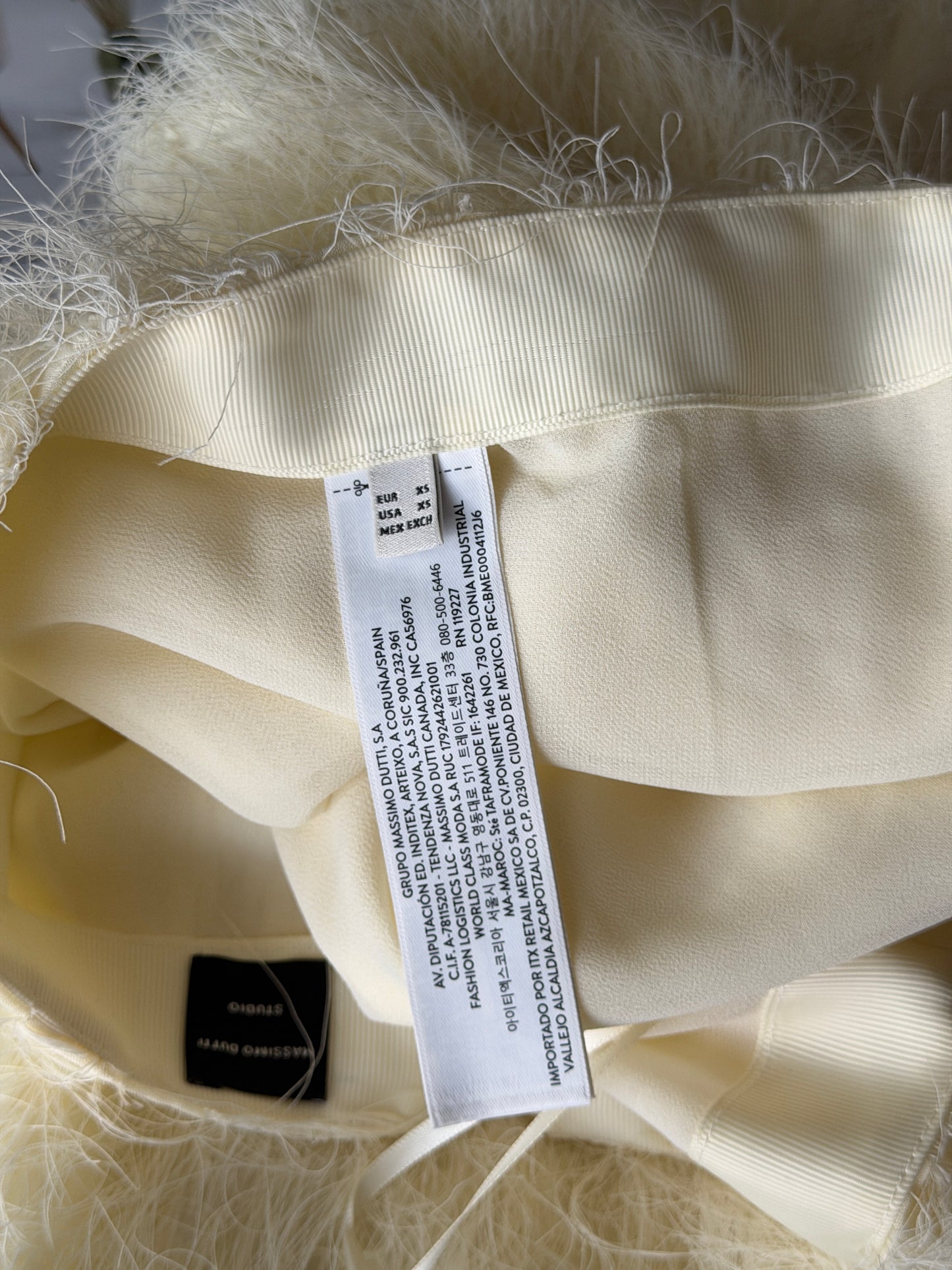 Gorgeous pale yellow maxi skirt from Massimo Dutti Studio