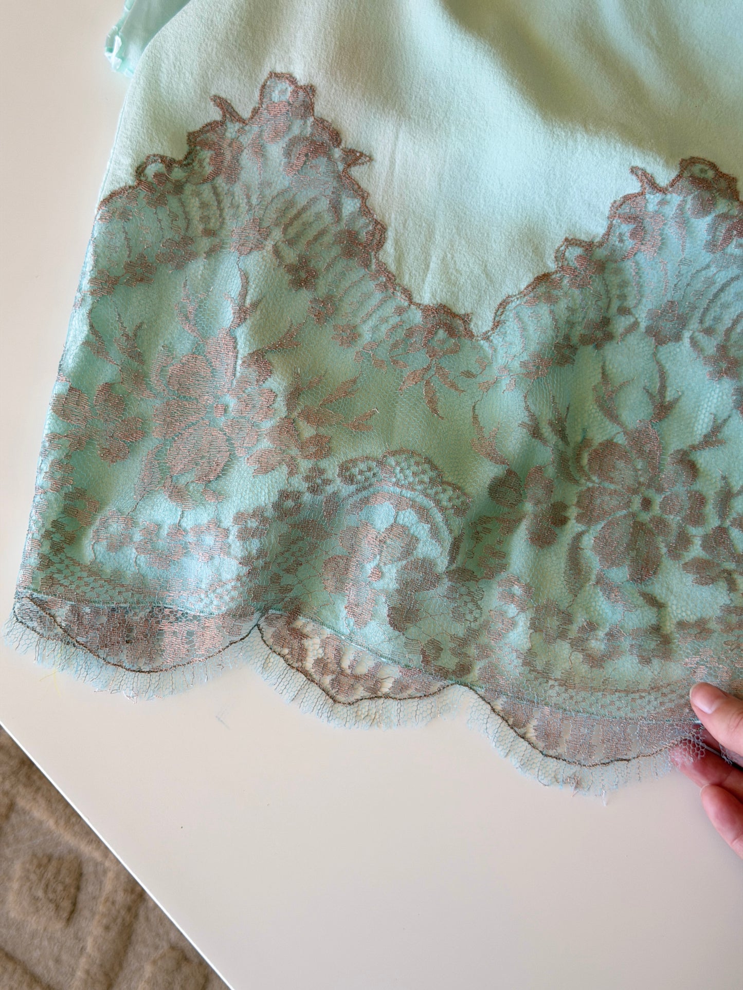 Vintage La Perla silk slip dress