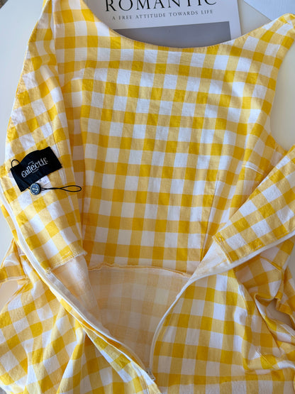 Vintage sleeveless cotton dress