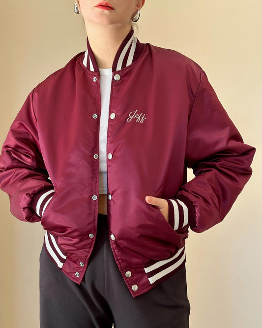 Vintage oversized bomber jacket Birdie By Richard A. Leslie