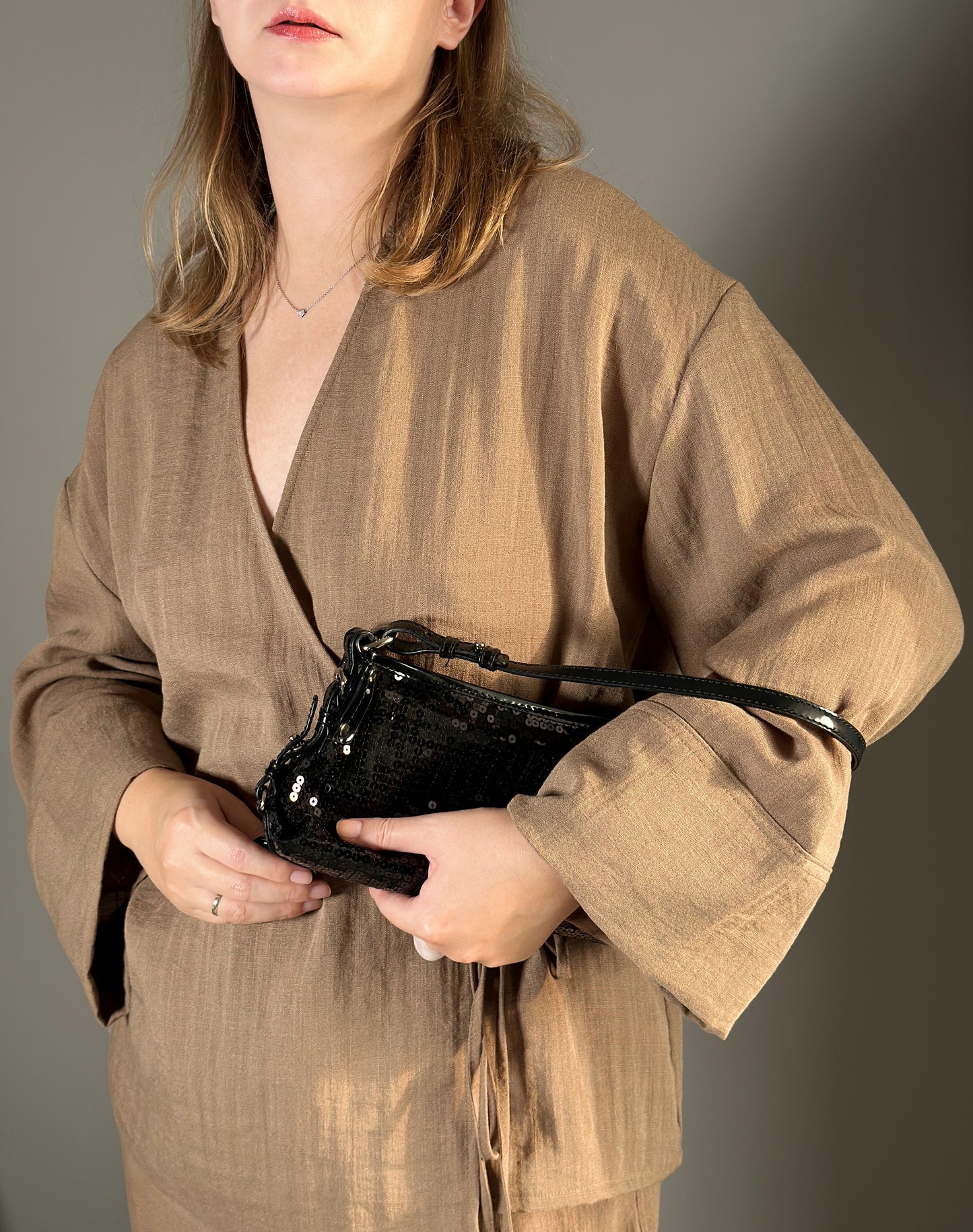 Rare vintage DKNY bag with sequins