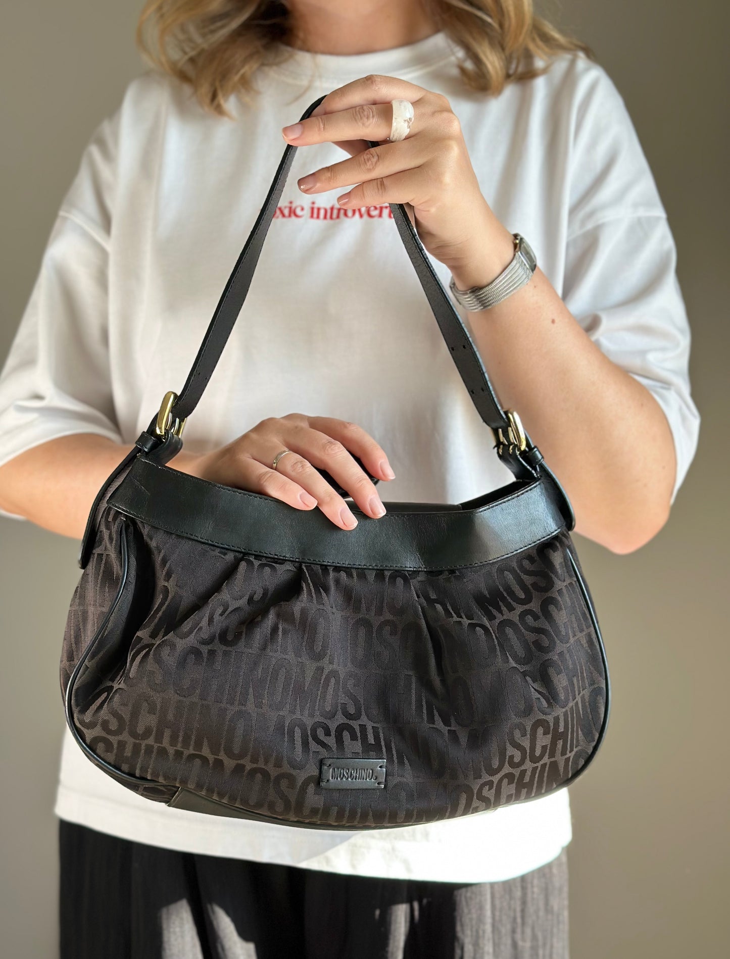 Vintage Moschino hobo bag