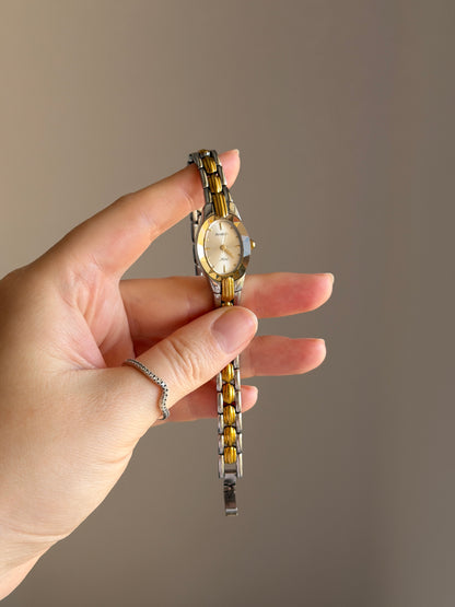 Vintage Armitron Now watch in a sleek two-tone finish