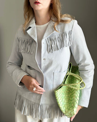 Limited Edition suede jacket with fringing by Reclaimed Vintage