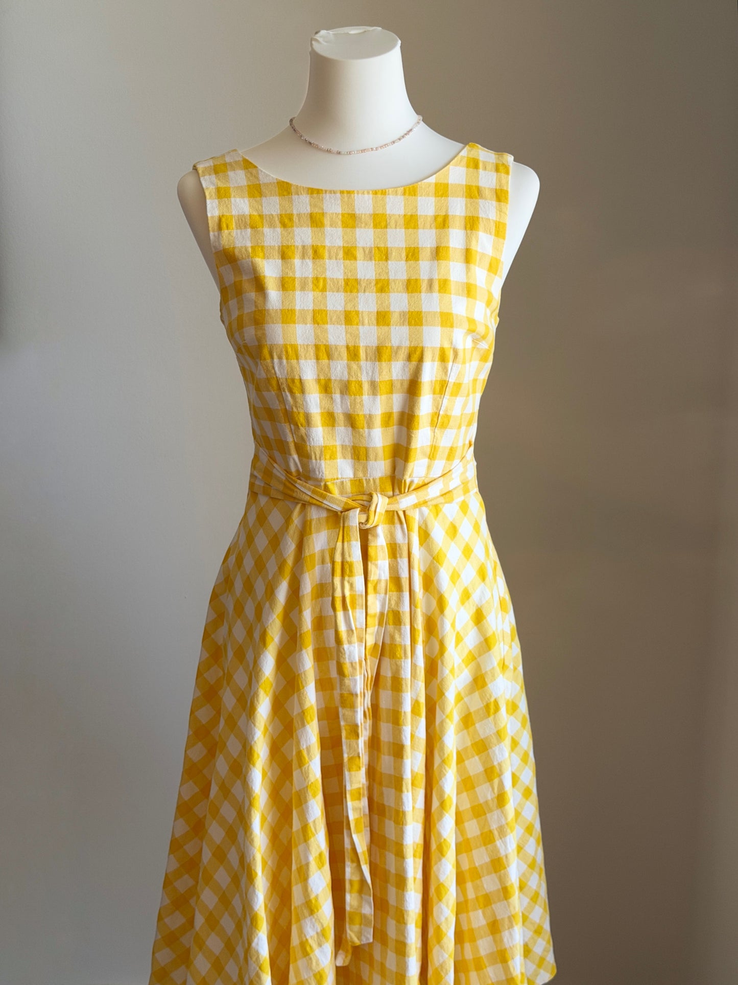 Vintage sleeveless cotton dress