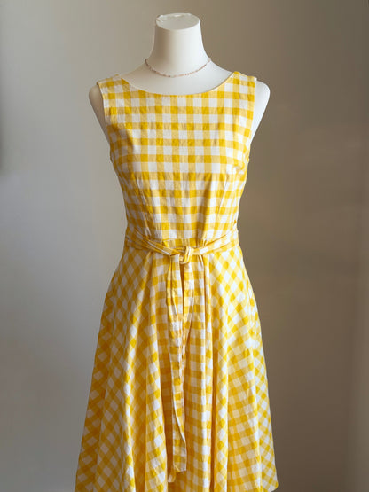 Vintage sleeveless cotton dress
