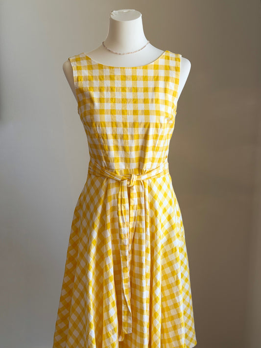 Vintage sleeveless cotton dress