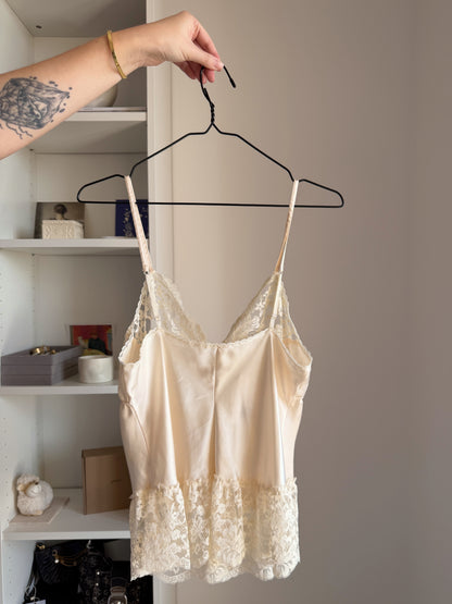 Vintage delicate lace camisole