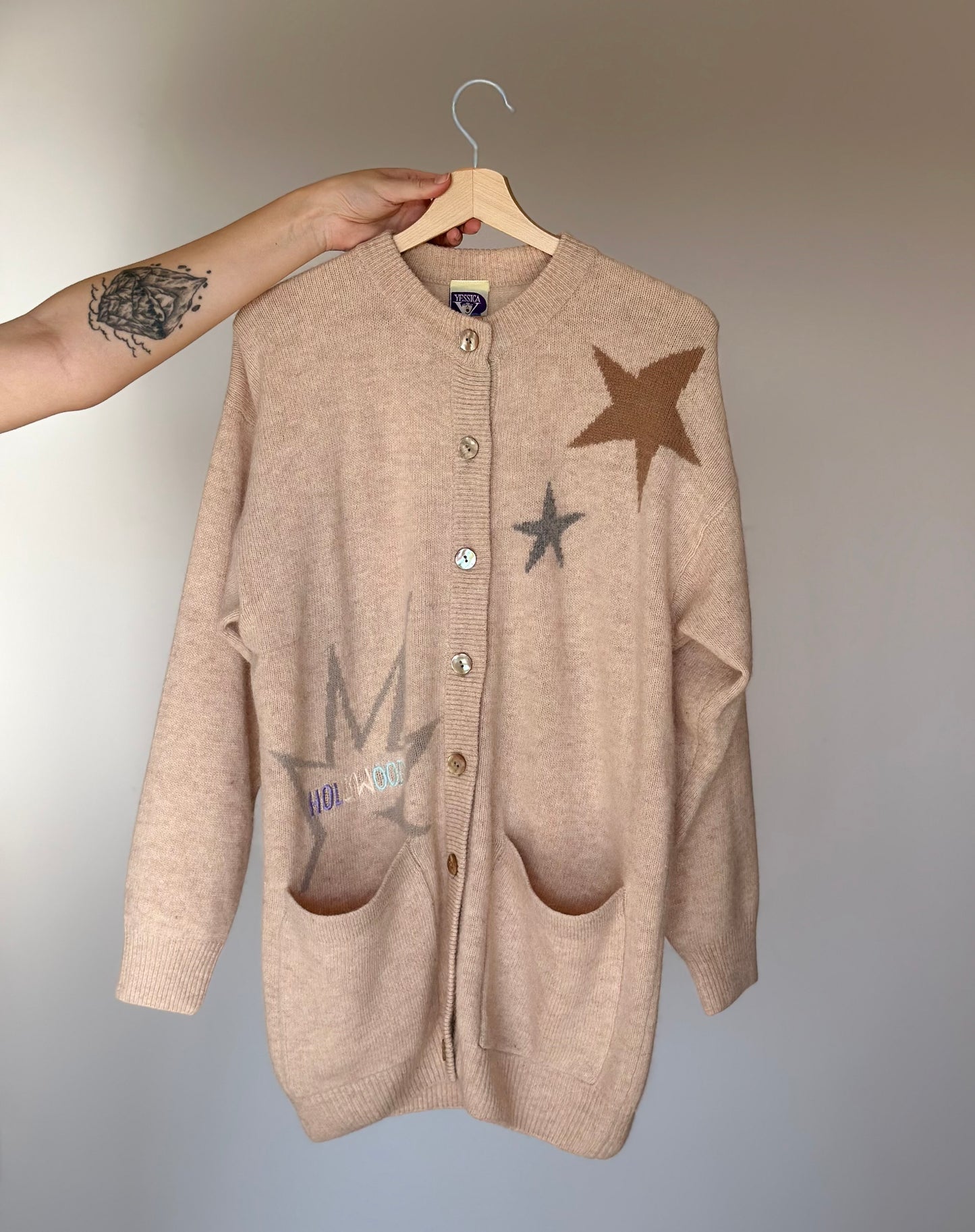 Incredible vintage cardigan with embroidery