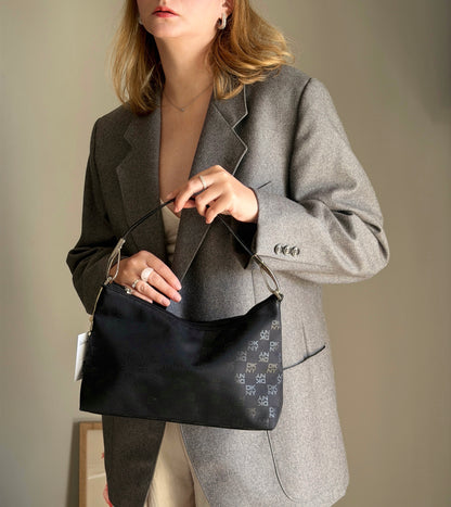 Classic vintage DKNY black shoulder bag