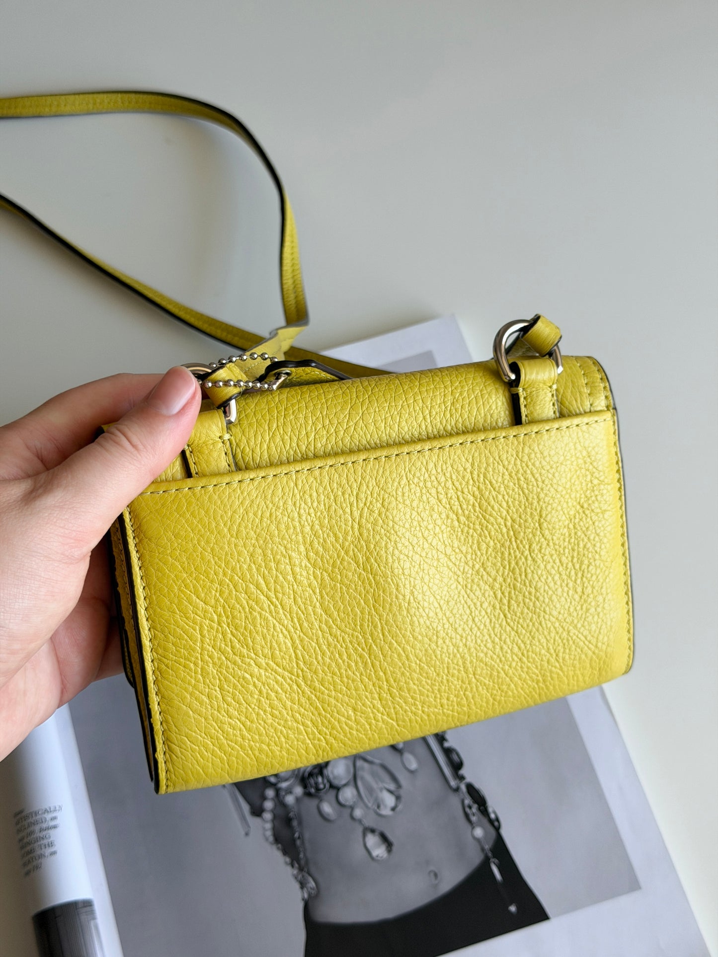 Coach crossbody leather wallet/mini bag