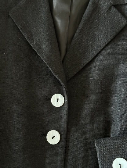 Beautiful vintage linen blend blazer