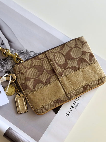 Vintage Coach mini wristlet