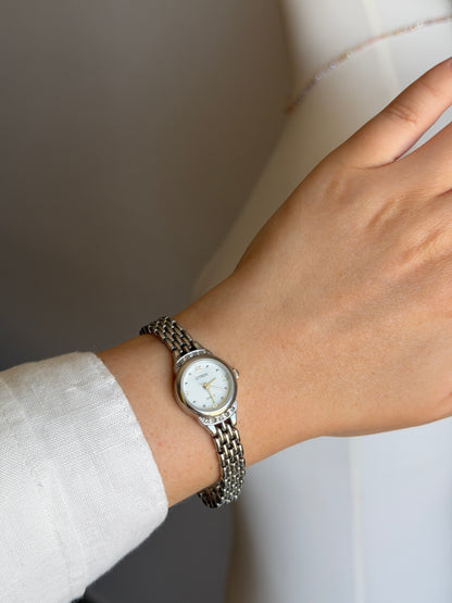Beautiful silver-tone watch Citron