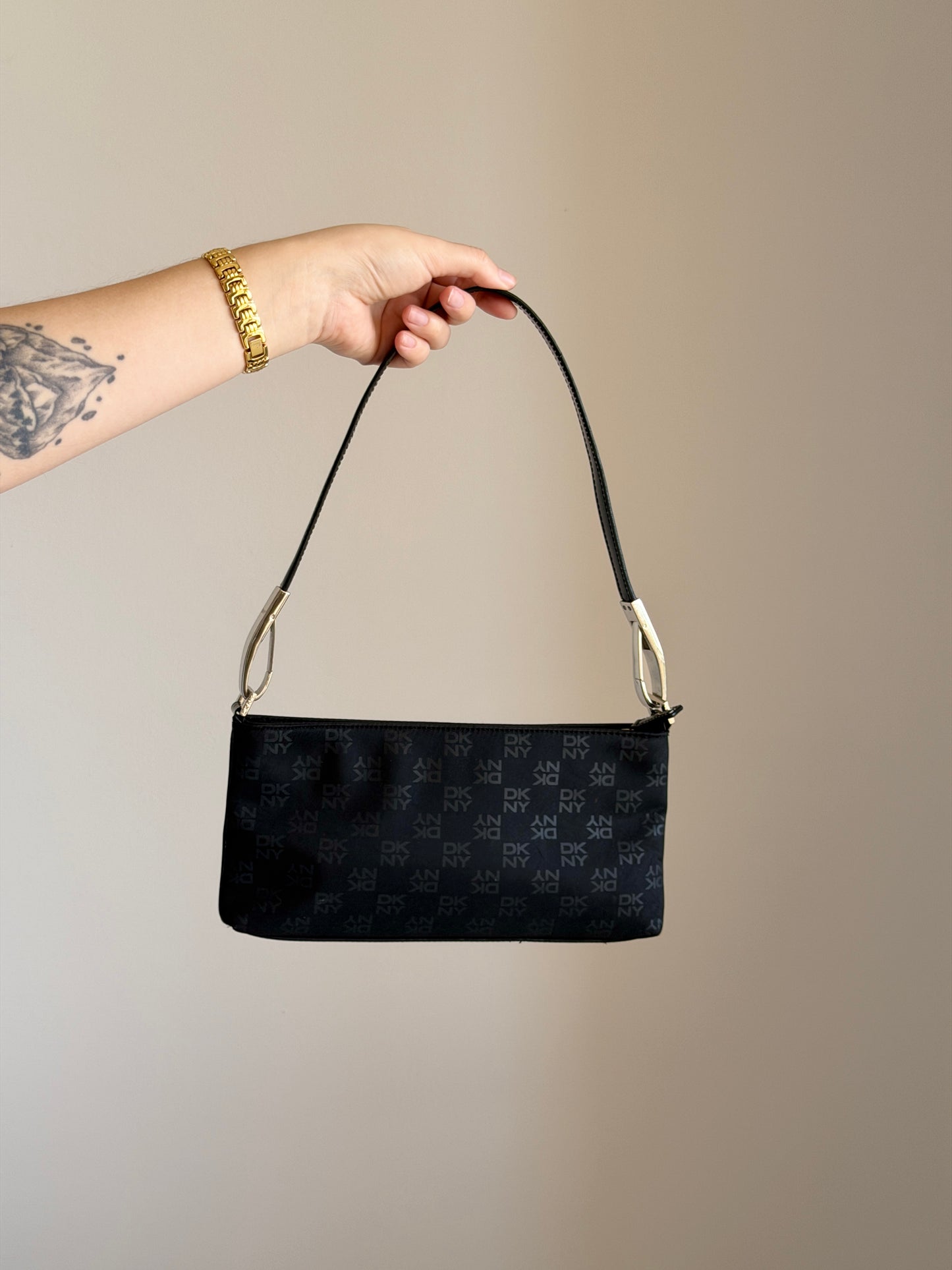 Vintage DKNY black minimal bag