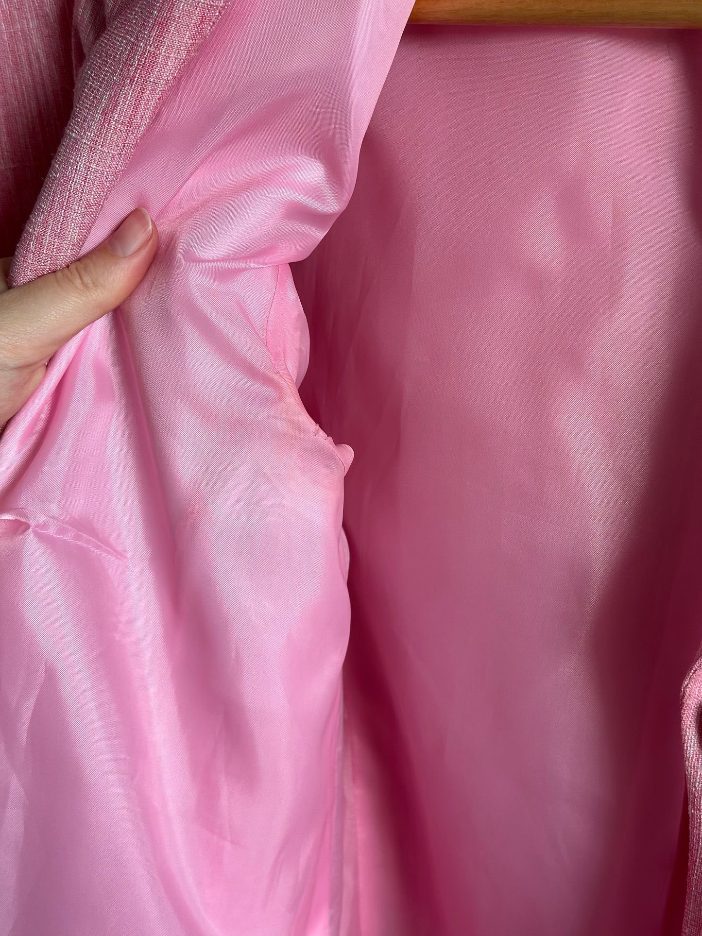 Lovely vintage two-piece pink suit
