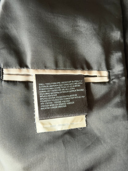 Vintage black blazer with champagne stones