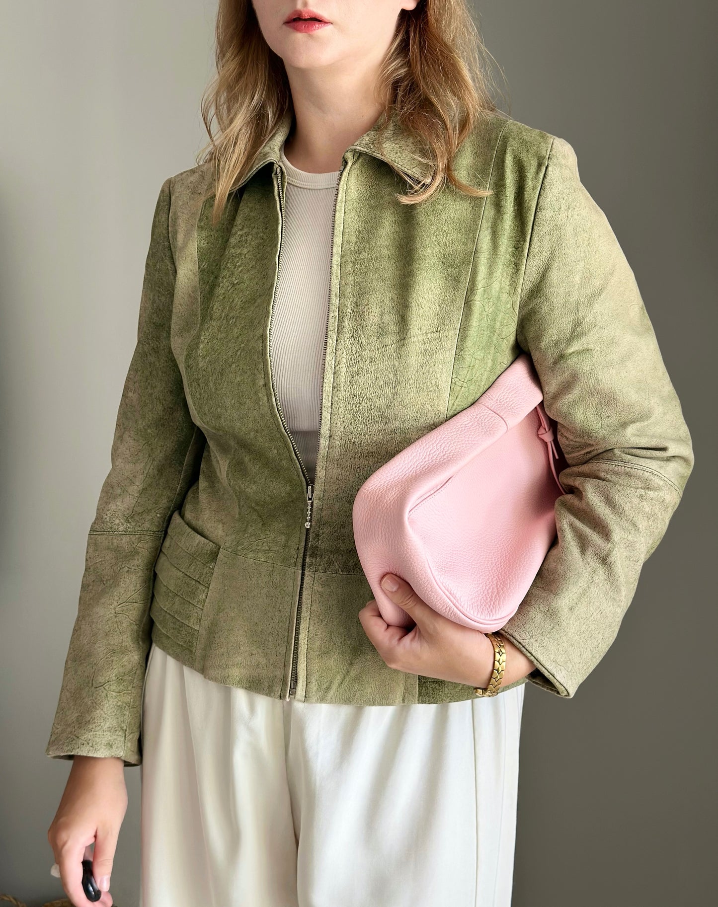 Amazing vintage distressed leather jacket