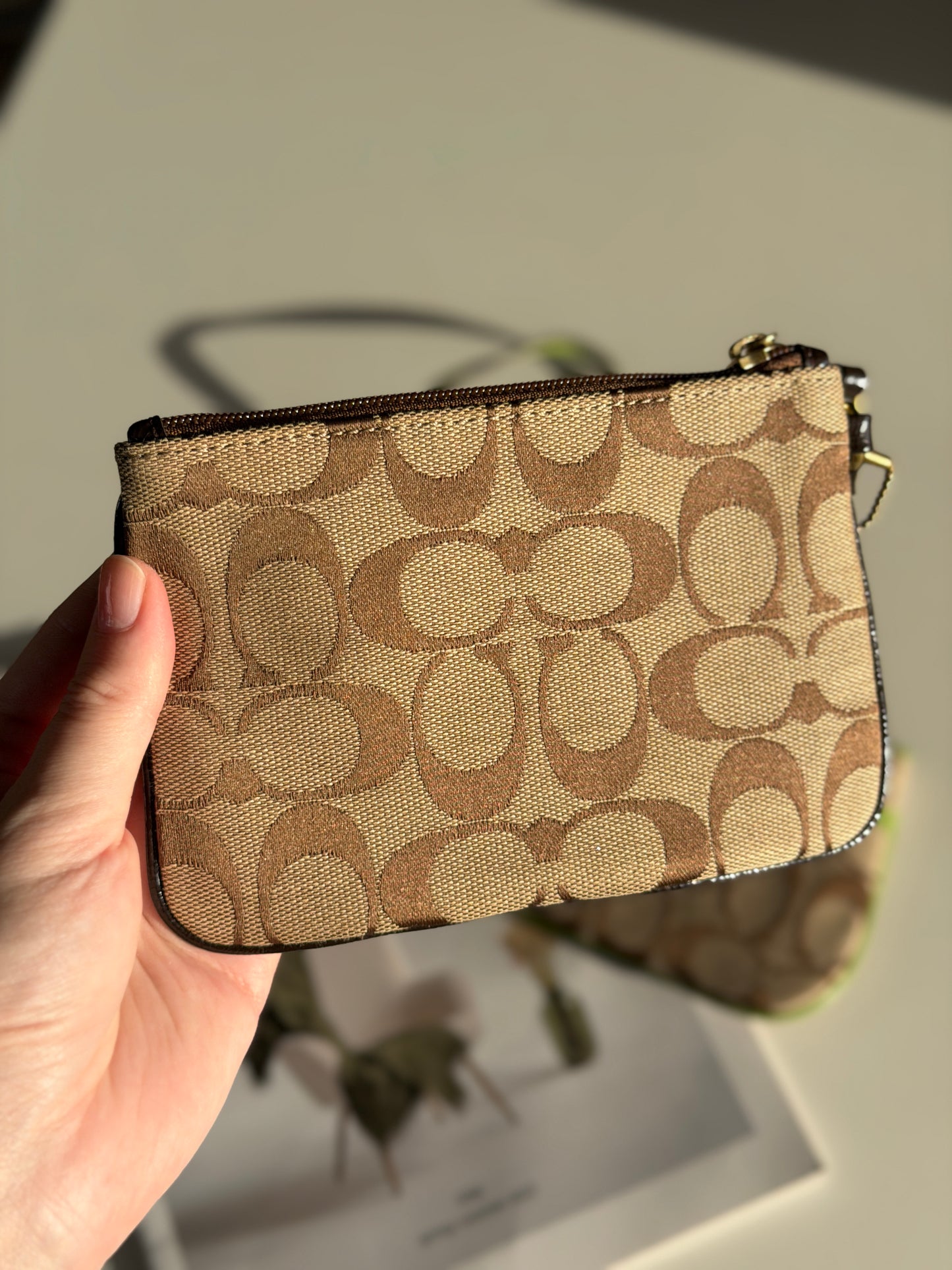 Vintage Coach wristlet/wallet