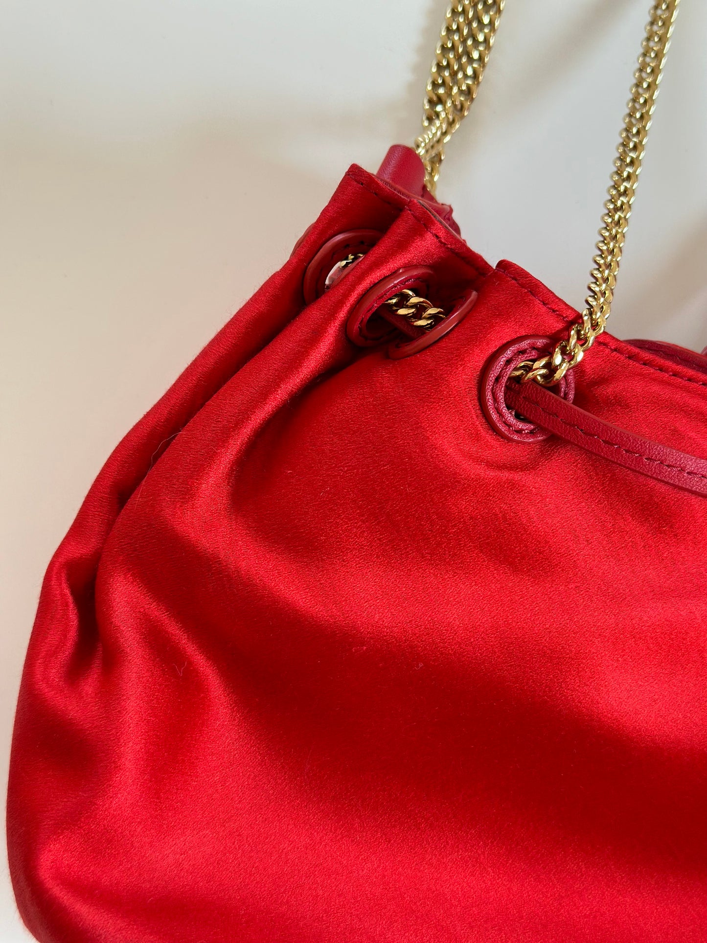 Satin mini bucket bag DIANE VON FURSTENBERG