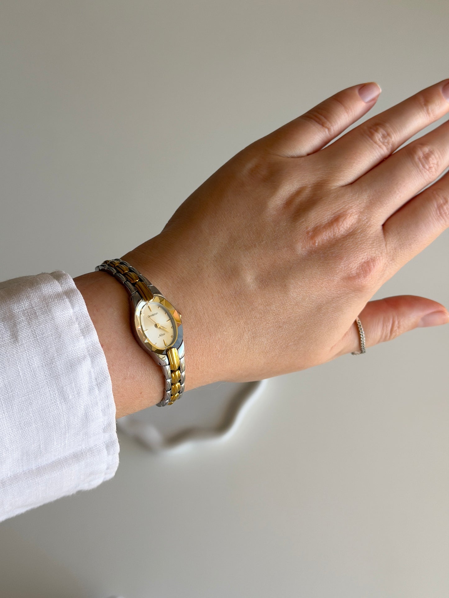 Vintage Armitron Now watch in a sleek two-tone finish