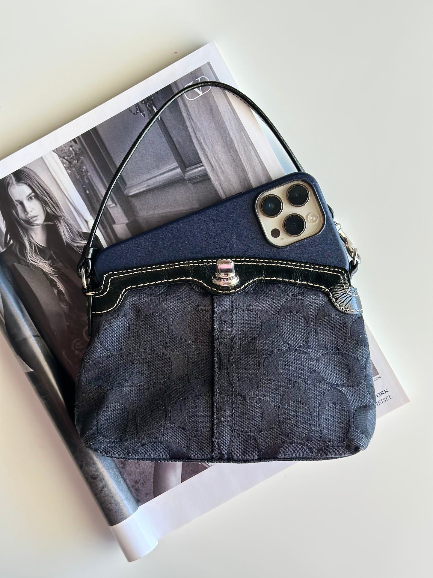 Timeless vintage authentic Coach mini bag