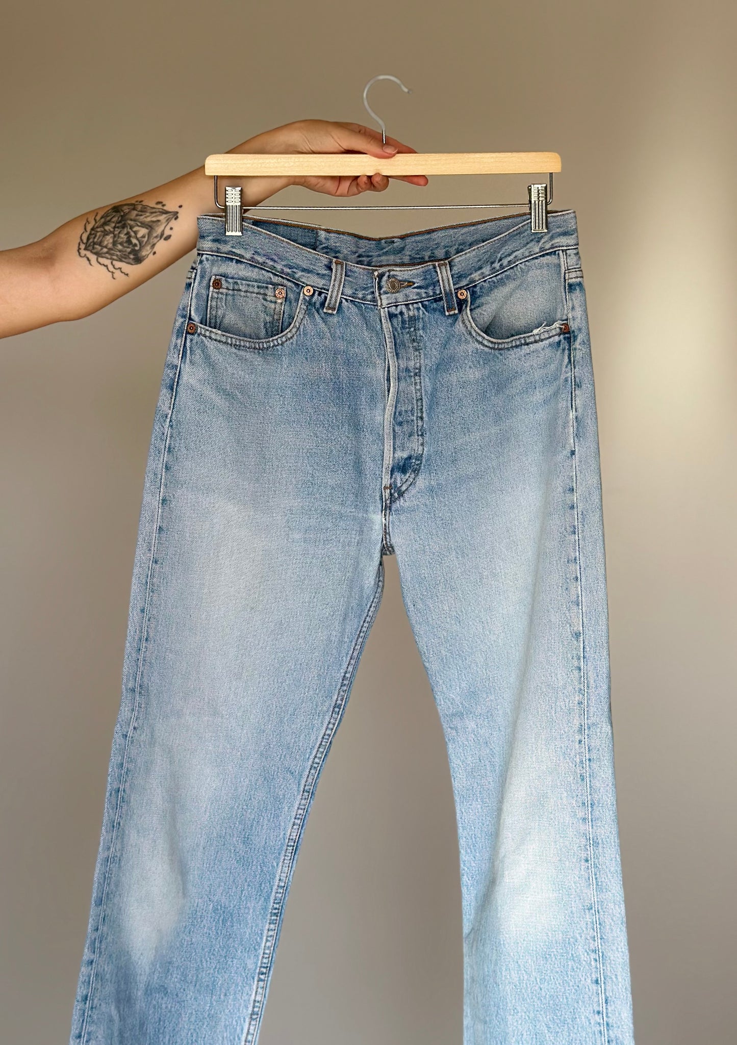 Vintage blue Levi's 501 jeans