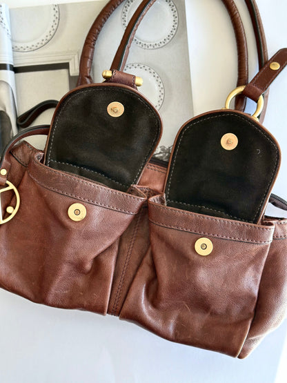 Incredible vintage leather bag by Coccinelle