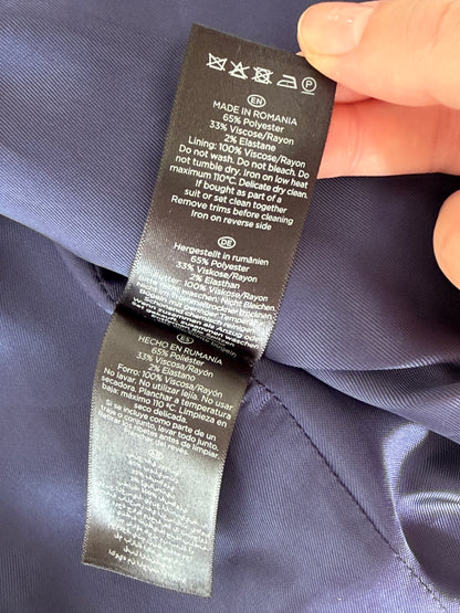 Charming 60s-inspired navy blue jacket Hobbs