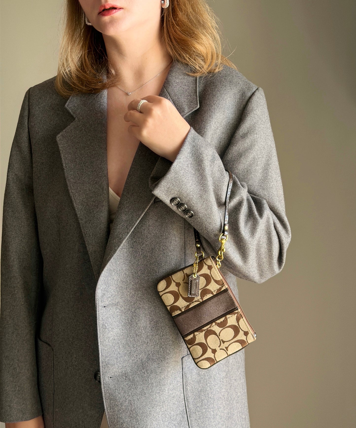 Vintage Coach wristlet/wallet