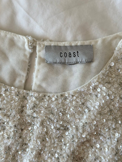 Beautiful vintage top with sequins by Coast