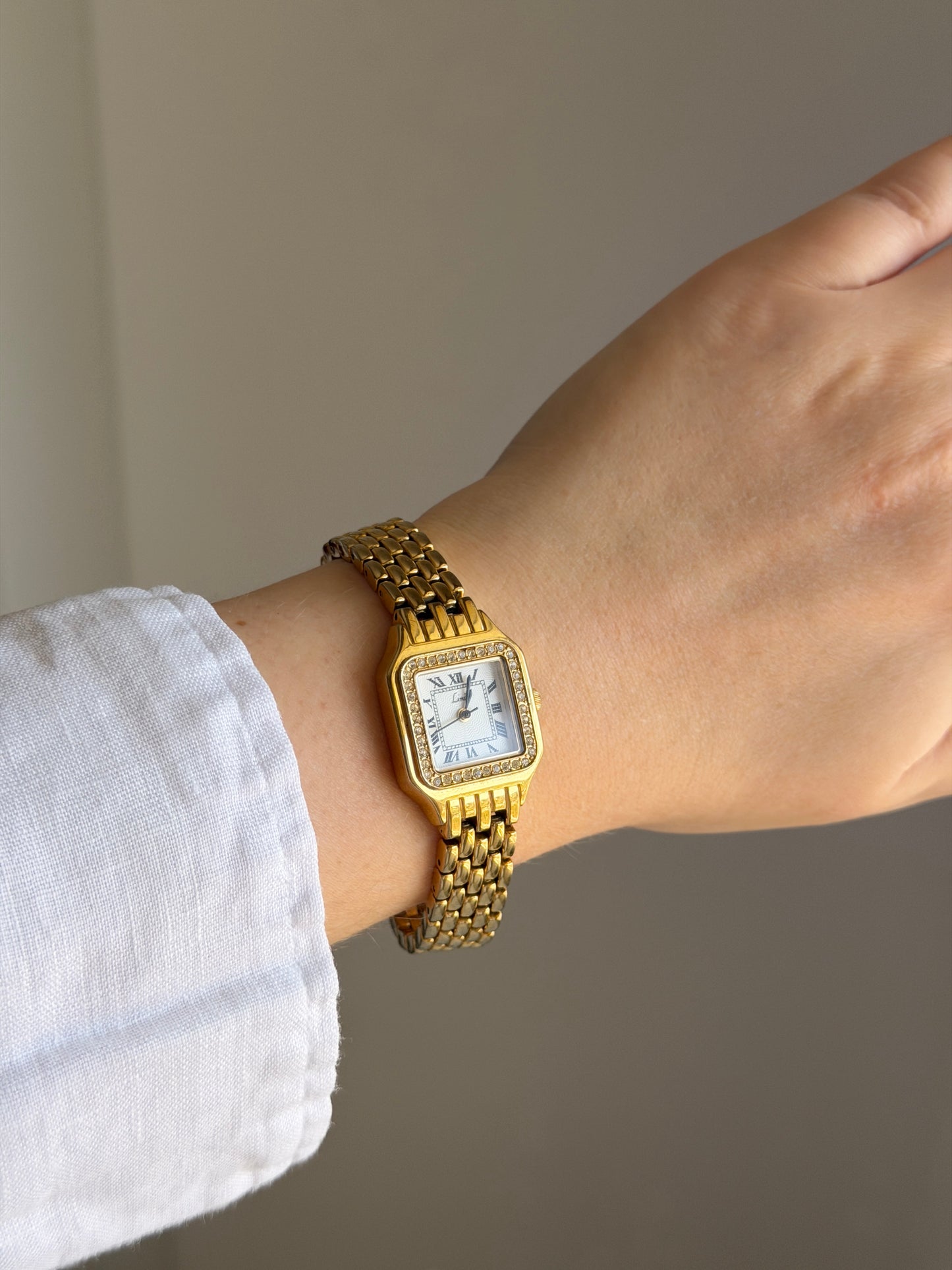Vintage gold-tone watch Limit