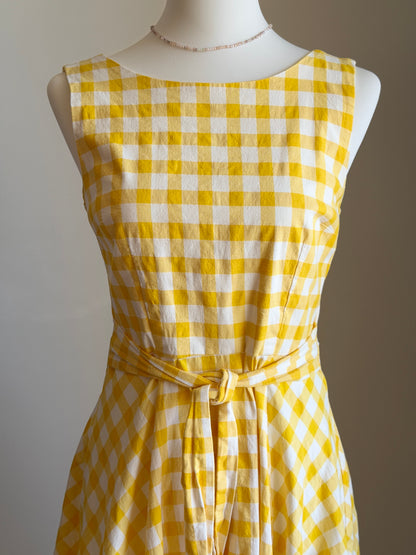 Vintage sleeveless cotton dress