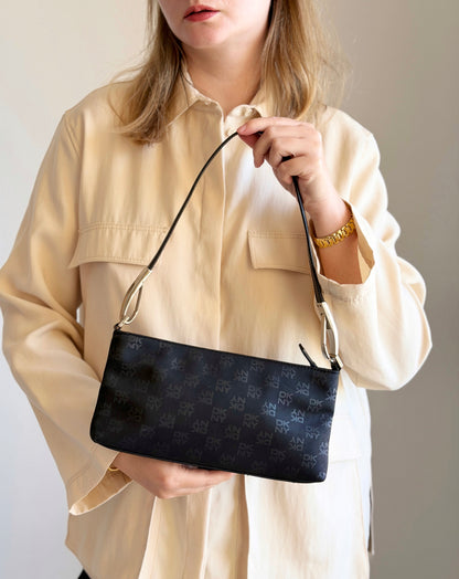 Vintage DKNY black minimal bag