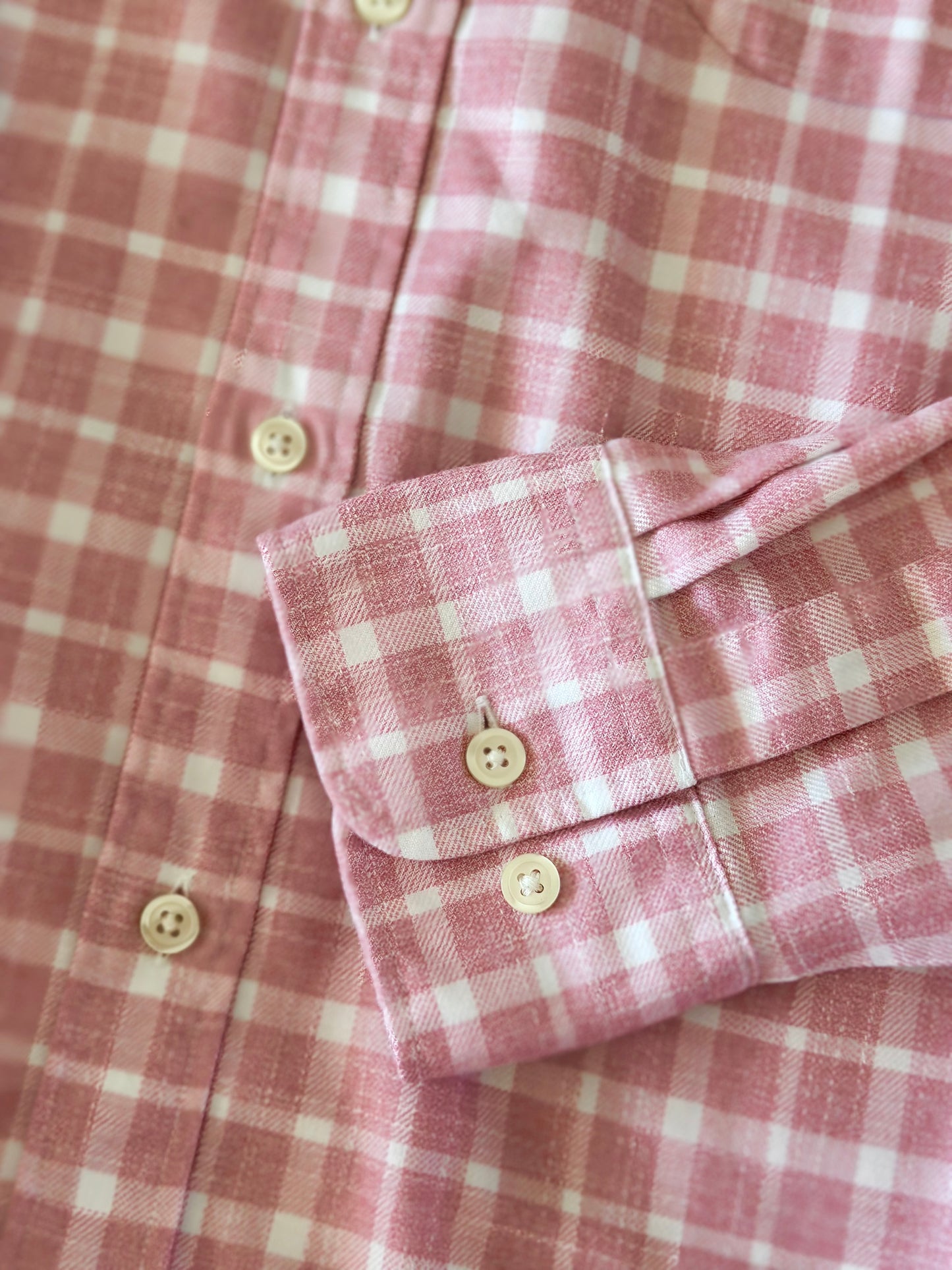 Amazing vintage pink plaid shirt